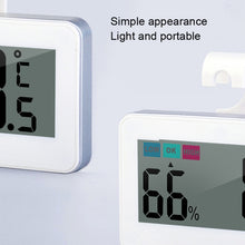 Load image into Gallery viewer, HT-6S Indoor Electron Temperature And Humidity Color Digital Display Mini Home Thermometer, Temperature And Humidity White, Temperature And Humidity Black