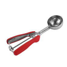 Load image into Gallery viewer, 304 Stainless Steel Silicone Handle Ice Cream Scoop, Diameter, 4cm, 5cm, 6cm