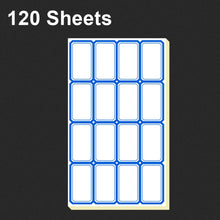 Load image into Gallery viewer, 2 Bags Handwritten Self-adhesive Small Label Stickers, 4608 Red 50x28mm, 4608 Blue 50x28mm, 4621 Red 26x15mm, 4621 Blue 26x15mm, 4622 Red 28x20mm, 4622 Blue 28x20mm, 4623 Red 28x20mm, 4623 Blue 28x20mm, 4625 Red 37x25mm, 4625 Blue 37x25mm              ...