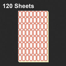 Load image into Gallery viewer, 2 Bags Handwritten Self-adhesive Small Label Stickers, 4608 Red 50x28mm, 4608 Blue 50x28mm, 4621 Red 26x15mm, 4621 Blue 26x15mm, 4622 Red 28x20mm, 4622 Blue 28x20mm, 4623 Red 28x20mm, 4623 Blue 28x20mm, 4625 Red 37x25mm, 4625 Blue 37x25mm              ...