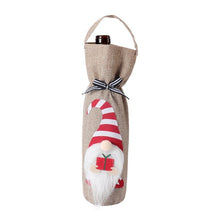 Load image into Gallery viewer, Christmas Decoration Supplies Tote Bottle Cover Champagne Red Wine Bag