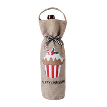 Load image into Gallery viewer, Christmas Decoration Supplies Tote Bottle Cover Champagne Red Wine Bag