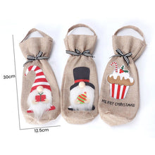Load image into Gallery viewer, Christmas Decoration Supplies Tote Bottle Cover Champagne Red Wine Bag