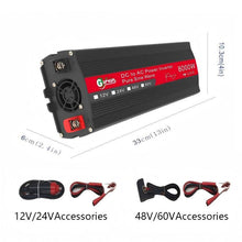 Load image into Gallery viewer, Gurxun 8000W High Power Household Car Sine Wave Inverter, 8000W 12V To 220V, 8000W 24V To 220V, 8000W 48V To 220V, 8000W 60V To 220V