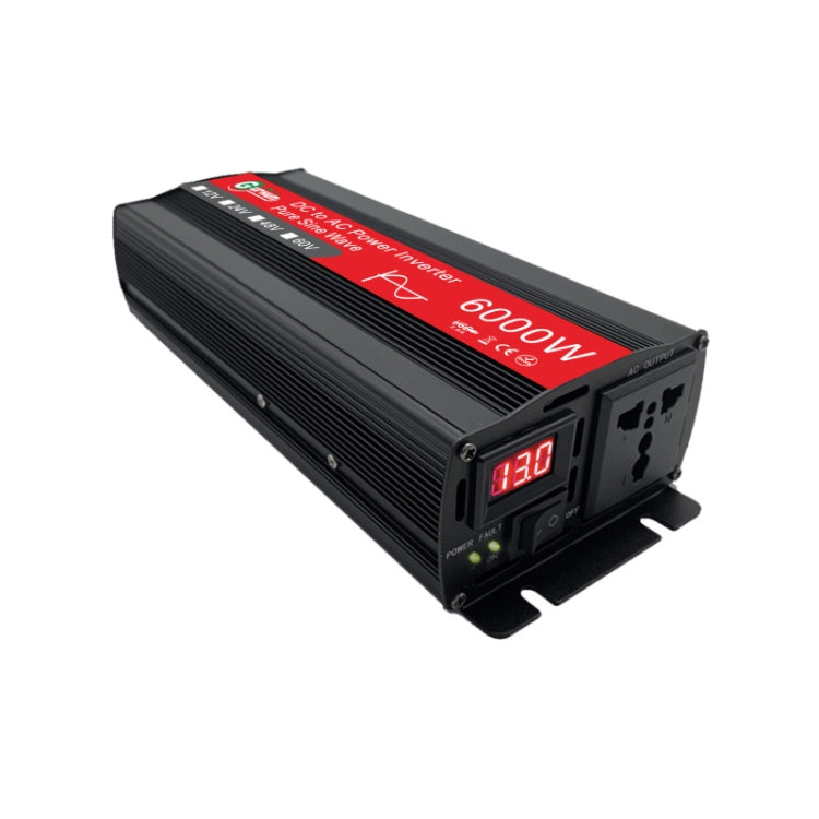 Gurxun 6000W High Power Sine Wave Inverter With Single Digital Display, 6000W 12V-220V, 6000W 24V-220V, 6000W 48V-220V, 6000W 60V-220V