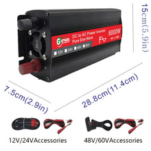 Load image into Gallery viewer, Gurxun 6000W High Power Sine Wave Inverter With Single Digital Display, 6000W 12V-220V, 6000W 24V-220V, 6000W 48V-220V, 6000W 60V-220V