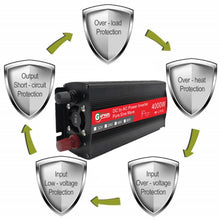 Load image into Gallery viewer, Gurxun 4000W Home Car Power Converter Sine Wave Inverter, 4000W 12V To 220V, 4000W 24V To 220V, 4000W 48V To 220V, 4000W 60V To 220V