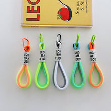 Load image into Gallery viewer, 5 PCS Mobile Phone Case Fluorescent Lanyard Cellphone Wrist Rope, White and Blue, Black and White, Orange and Blue, White Red, Orange Yellow, Blue Green, Dark Blue, White Purple