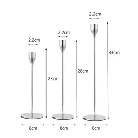 3 PCS / Set Home Decoration Wedding Wrought Iron Candle Holder, Style:, 3 PCS / Set Thin Bottom (Black), 3 PCS / Set Thin Bottom (Imitation Gold), 3 PCS / Set Thin Bottom (Silver), 3 PCS / Set Thin Bottom (Gold), 3 PCS / Set Thick Bottom (Black)       ...