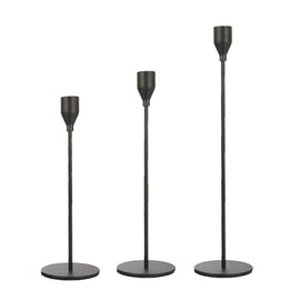 3 PCS / Set Home Decoration Wedding Wrought Iron Candle Holder, Style:, 3 PCS / Set Thin Bottom (Black), 3 PCS / Set Thin Bottom (Imitation Gold), 3 PCS / Set Thin Bottom (Silver), 3 PCS / Set Thin Bottom (Gold), 3 PCS / Set Thick Bottom (Black)       ...