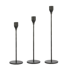 Load image into Gallery viewer, 3 PCS / Set Home Decoration Wedding Wrought Iron Candle Holder, Style:, 3 PCS / Set Thick Bottom (Black), 3 PCS / Set Thick Bottom (Gold), 3 PCS / Set Thick Bottom (Rose Red), 3 PCS / Set Thick Bottom (Silver), 3 PCS / Set Thin Bottom (Black)          ...