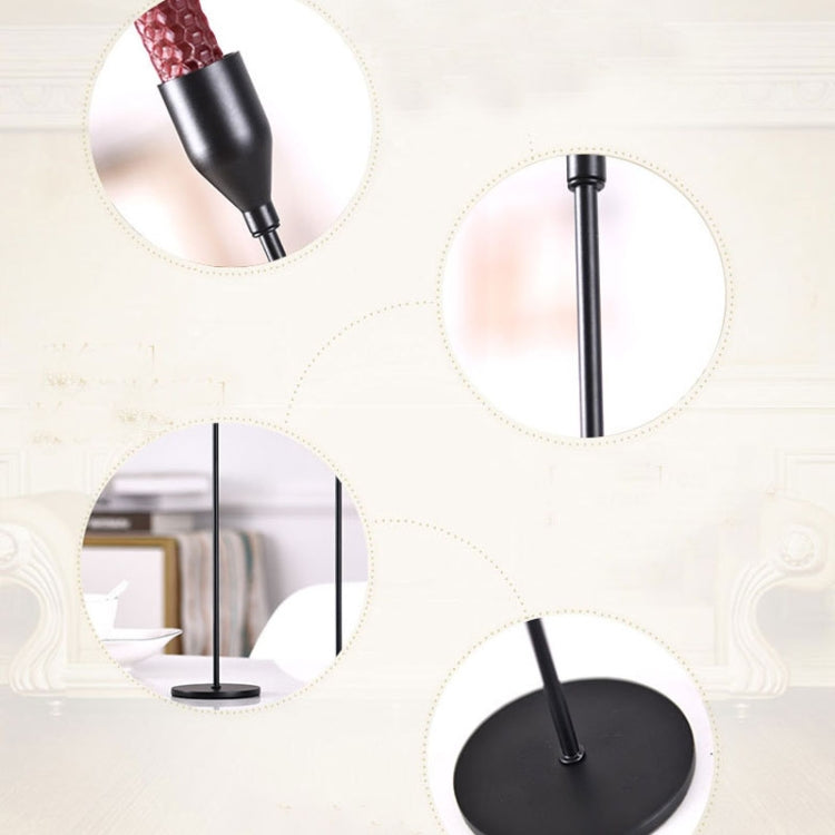 3 PCS / Set Home Decoration Wedding Wrought Iron Candle Holder, Style:, 3 PCS / Set Thick Bottom (Black), 3 PCS / Set Thick Bottom (Gold), 3 PCS / Set Thick Bottom (Rose Red), 3 PCS / Set Thick Bottom (Silver), 3 PCS / Set Thin Bottom (Black)          ...