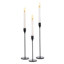 Load image into Gallery viewer, 3 PCS / Set Home Decoration Wedding Wrought Iron Candle Holder, Style:, 3 PCS / Set Thick Bottom (Black), 3 PCS / Set Thick Bottom (Gold), 3 PCS / Set Thick Bottom (Rose Red), 3 PCS / Set Thick Bottom (Silver), 3 PCS / Set Thin Bottom (Black)          ...