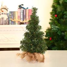 Load image into Gallery viewer, Hemp Bottom Mini Christmas Tree Shopping Mall Window Desktop Decoration, Size:, A-S11 20cm, A-S10 30cm