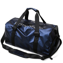 Load image into Gallery viewer, B-316 Large Capacity Glossy Waterproof Fitness Bag Luggage Bag, Red, Blue, Black, Grey