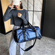 Load image into Gallery viewer, B-316 Large Capacity Glossy Waterproof Fitness Bag Luggage Bag, Red, Blue, Black, Grey