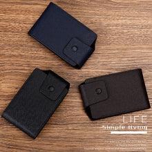 Load image into Gallery viewer, Organ Card Holder Large-capacity Card Sleeve For Men And Women, Horizontal Blue, Horizontal Black, Horizontal Coffee, Vertical Blue, Vertical  Black, Vertical Coffee