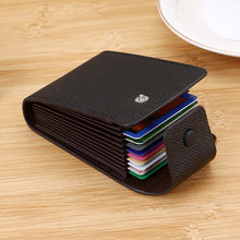 Load image into Gallery viewer, Organ Card Holder Large-capacity Card Sleeve For Men And Women, Horizontal Blue, Horizontal Black, Horizontal Coffee, Vertical Blue, Vertical  Black, Vertical Coffee
