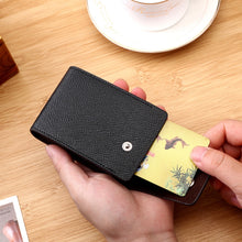 Load image into Gallery viewer, Organ Card Holder Large-capacity Card Sleeve For Men And Women, Horizontal Blue, Horizontal Black, Horizontal Coffee, Vertical Blue, Vertical  Black, Vertical Coffee