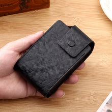 Load image into Gallery viewer, Organ Card Holder Large-capacity Card Sleeve For Men And Women, Horizontal Blue, Horizontal Black, Horizontal Coffee, Vertical Blue, Vertical  Black, Vertical Coffee