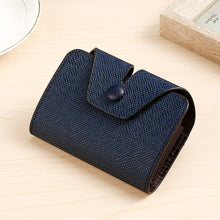 Load image into Gallery viewer, Organ Card Holder Large-capacity Card Sleeve For Men And Women, Horizontal Blue, Horizontal Black, Horizontal Coffee, Vertical Blue, Vertical  Black, Vertical Coffee
