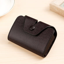 Load image into Gallery viewer, Organ Card Holder Large-capacity Card Sleeve For Men And Women, Horizontal Blue, Horizontal Black, Horizontal Coffee, Vertical Blue, Vertical  Black, Vertical Coffee