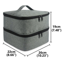 Load image into Gallery viewer, Nail Polish Storage Bag Portable Essential Oil Lipstick Organizer, Grey