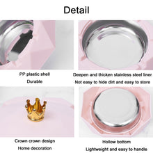 Load image into Gallery viewer, Stainless Steel Liner Ashtray With Cover Crown Home Decoration, Pink, Dark Green