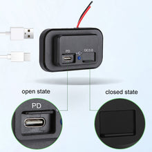 Load image into Gallery viewer, 18W QC3.0 Fast Charge PD Car RV Boat Charger, 18W