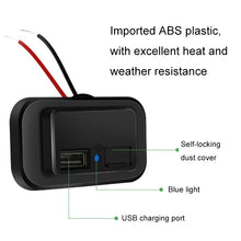 Load image into Gallery viewer, 4.8A Punch-Free Automatic Spring Cover RV Bus Modified Dual USB Car Charger, 4.8A
