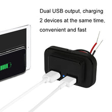 Load image into Gallery viewer, 4.8A Punch-Free Automatic Spring Cover RV Bus Modified Dual USB Car Charger, 4.8A