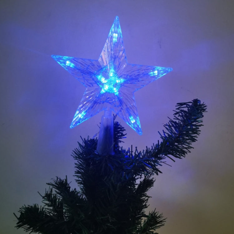Christmas Tree Top Light LED Glowing Star Lights, Size:, Small Battery Model, Large Battery Model, Small EU Plug, Large EU Plug
