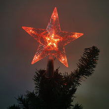Load image into Gallery viewer, Christmas Tree Top Light LED Glowing Star Lights, Size:, Small Battery Model, Large Battery Model, Small EU Plug, Large EU Plug