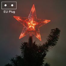 Load image into Gallery viewer, Christmas Tree Top Light LED Glowing Star Lights, Size:, Small Battery Model, Large Battery Model, Small EU Plug, Large EU Plug