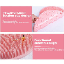 Load image into Gallery viewer, Lazy Rubbing Back Brush With Suction Cup Brush Bathroom Tool Wall Massage, Blue, Pink, Yellow