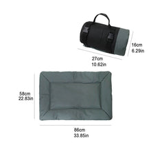 Load image into Gallery viewer, Outdoor Camping Foldable Pet Sleeping Pad 600D Oxford Cloth Waterproof Dog Pad, Sky Blue, Brown, Grey