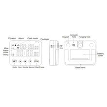 Load image into Gallery viewer, YS-218 Digital Timer 99-Hour Positive Countdown Reminder, Style:, No Vibration, With Vibration
