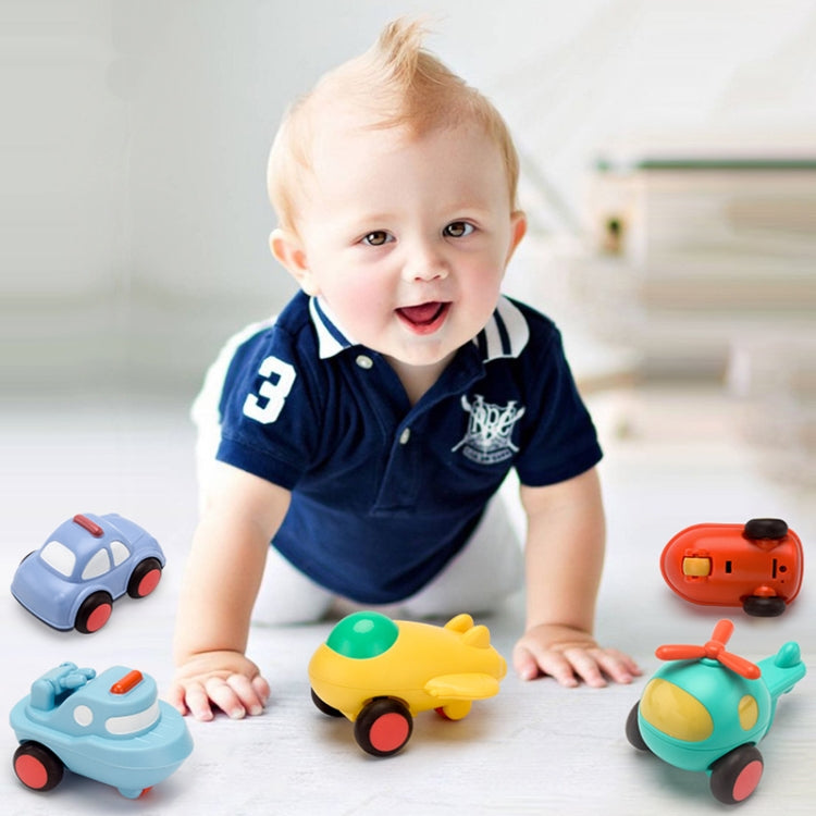 Children Cartoon Fell-Resistant Mini Inertial Pull Back Toy Car