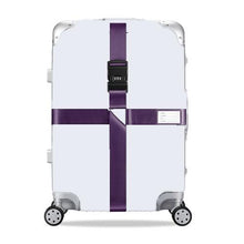 Load image into Gallery viewer, Luggage Reinforcement Straps Fixed Protective Rope With Combination Lock, Red, Blue, Black, Khaki, Purple, Orange, Customs Lock Red, Customs Lock Blue, Customs Lock Black, Customs Lock Khaki, Rainbow