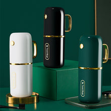 Load image into Gallery viewer, JM043 Home Mouthwash Cup Set Couple Convenient Travel Toothbrush Box, Style:, 2 Cups Dark Green, 2 Cups Black, 2 Cups White, 3 Cups Dark Green, 3 Cups Black, 3 Cups White
