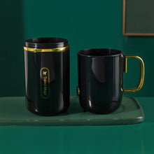 Load image into Gallery viewer, JM043 Home Mouthwash Cup Set Couple Convenient Travel Toothbrush Box, Style:, 2 Cups Dark Green, 2 Cups Black, 2 Cups White, 3 Cups Dark Green, 3 Cups Black, 3 Cups White