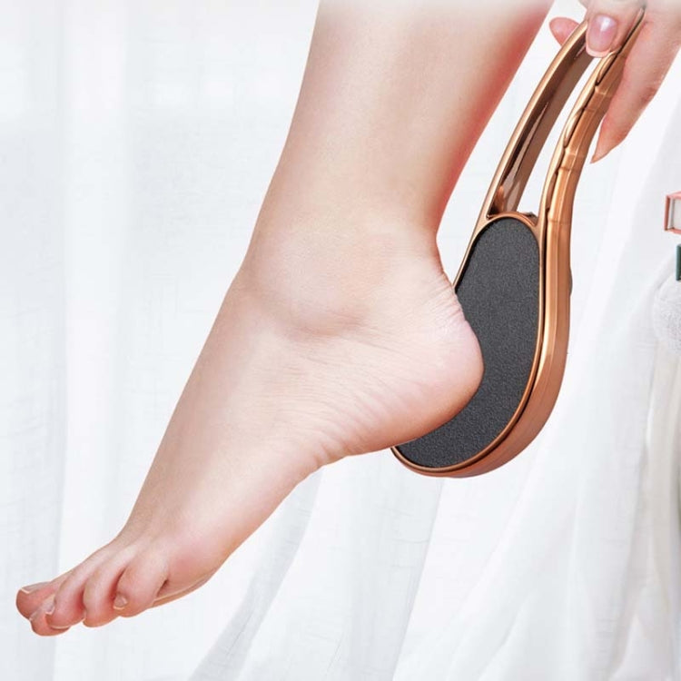 Exfoliating Foot Grinder Heel Foot Rub, Frosted-Blue, Frosted-Golden