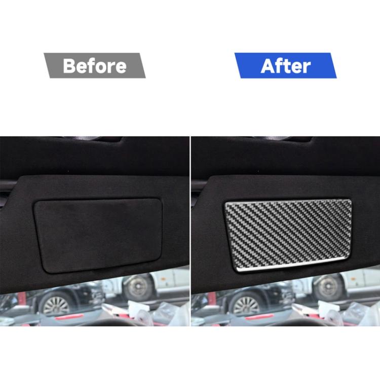 For Chevrolet Corvette C8 2pcs /Set Vanity Mirror Panel Sticker