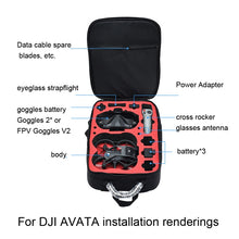 Load image into Gallery viewer, Drone Waterproof Backpack Organizer for DJI Avata, Backpack  for DJI Avata