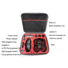 Load image into Gallery viewer, PC Hard Shell Waterproof Carrying Case for DJI Avata Drone, Black, Silver