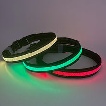 Load image into Gallery viewer, LED Rechargeable Wear-resistant and Waterproof Pet Lighting Collar, Size:, XS, S, M, L