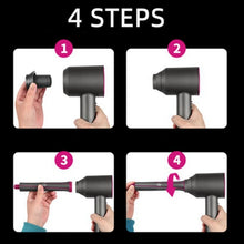 Load image into Gallery viewer, For Dyson Hair Dryer Curling Iron Accessories, Hair Dryer Adapter, 1pair Long Barrels Rose Red, 1pair Long Barrels +2 Adapters Rose Red, 1pair Long Barrels +1 Adapter  Rose Red, Hair Curling Adapter