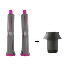 Load image into Gallery viewer, For Dyson Hair Dryer Curling Iron Accessories, Hair Dryer Adapter, 1pair Long Barrels Rose Red, 1pair Long Barrels +2 Adapters Rose Red, 1pair Long Barrels +1 Adapter  Rose Red, Hair Curling Adapter