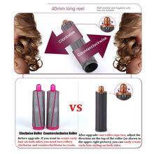 Load image into Gallery viewer, 13.4cm Upgraded Long Barrel Curling Iron for Dyson i.d./HD01/02/03/04/08 Hair Dryer 40mm Gold, 13.4cm 30mm Gold, 13.4cm 30mm Red, 13.4cm 40mm Gold, 13.4cm 40mm Red
