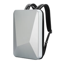Load image into Gallery viewer, Bopai 61-93318A Hard Shell Waterproof and Expandable Backpack with USB Charging Hole, Spec:, Regular (Silver), Password (Silver), Regular (Black), Password (Black)